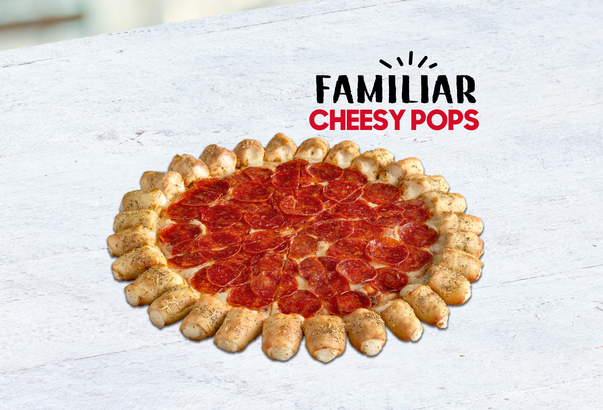 Pizza Familiar Cheesy Pops