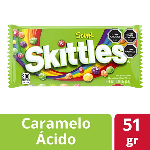 Skittles Caramelos Sour