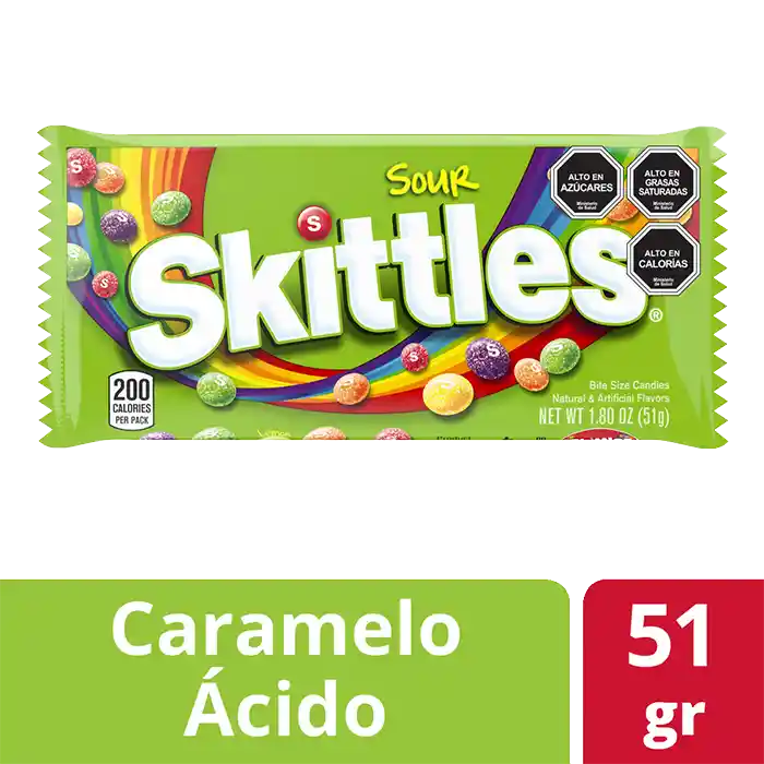 Skittles Caramelos Sour