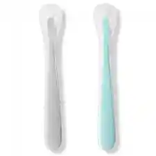 Easy-Feed Spoons-Grey/Soft Teal