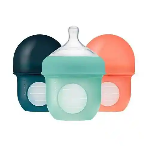 Nursh Silicone Pouch Bottle 4 Oz - 3 Pk