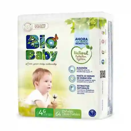 Bio Baby Pañal Talla 4 Mega