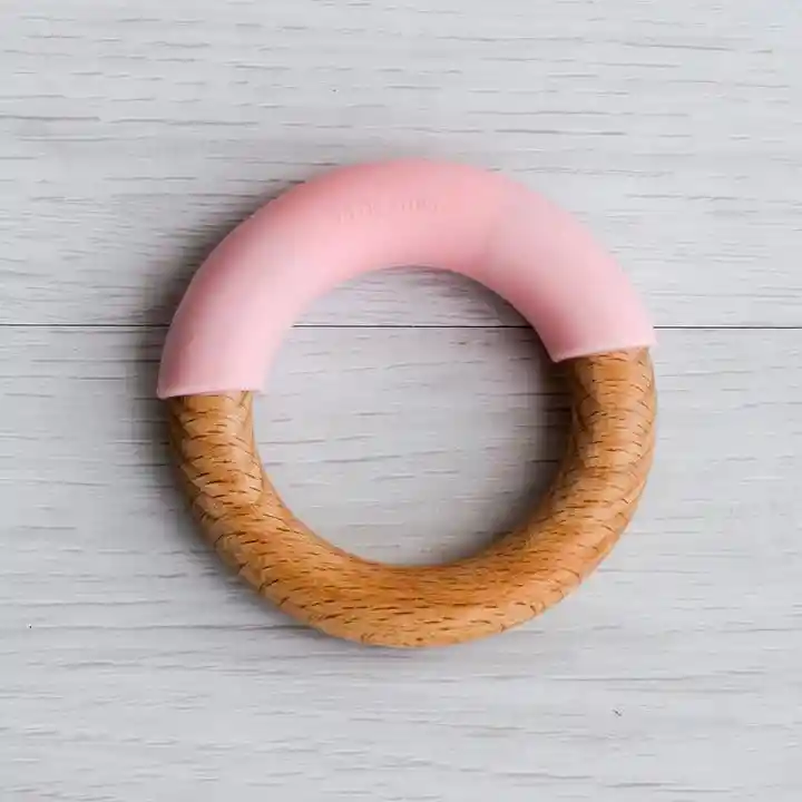 Silicone + Wood Teether