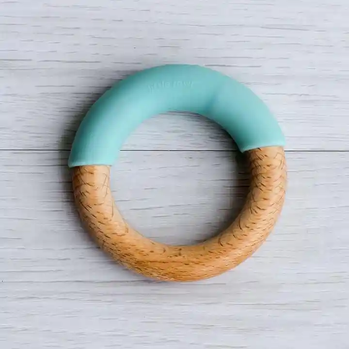 Silicone + Wood Teether