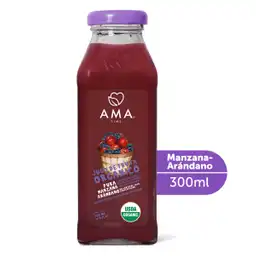 Ama Jugo Manzana Arándano Orgánico Pura