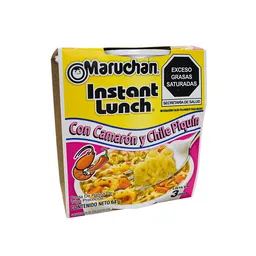 Maruchan Pasta Precocida Sabor Camarón Y Chile Piquín 64G