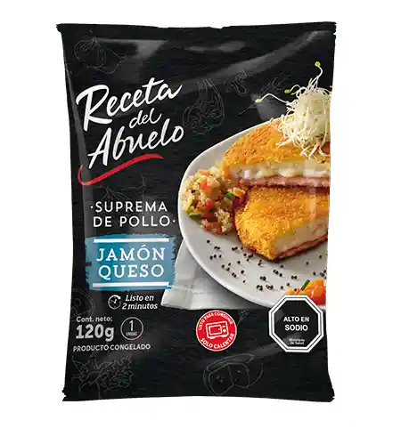 Receta Del Abuelo Suprema De Pollo Con Jamon Y Queso 120