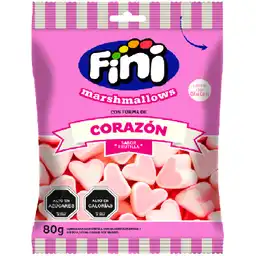 Fini Masmelos con Forma de Corazón Sabor Frutilla 