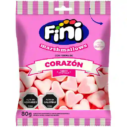 2 x Marshmallows Corazon Frutilla 80 g