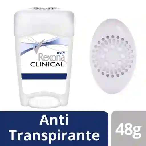 2 x Clinical Desodorante Masculino Clean Crema en Barra 48 g