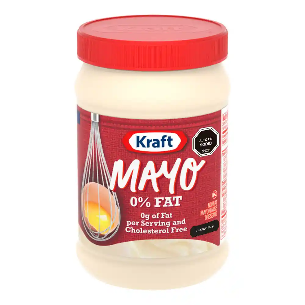 Kraft Mayonesa Fat Free Pote 472 G