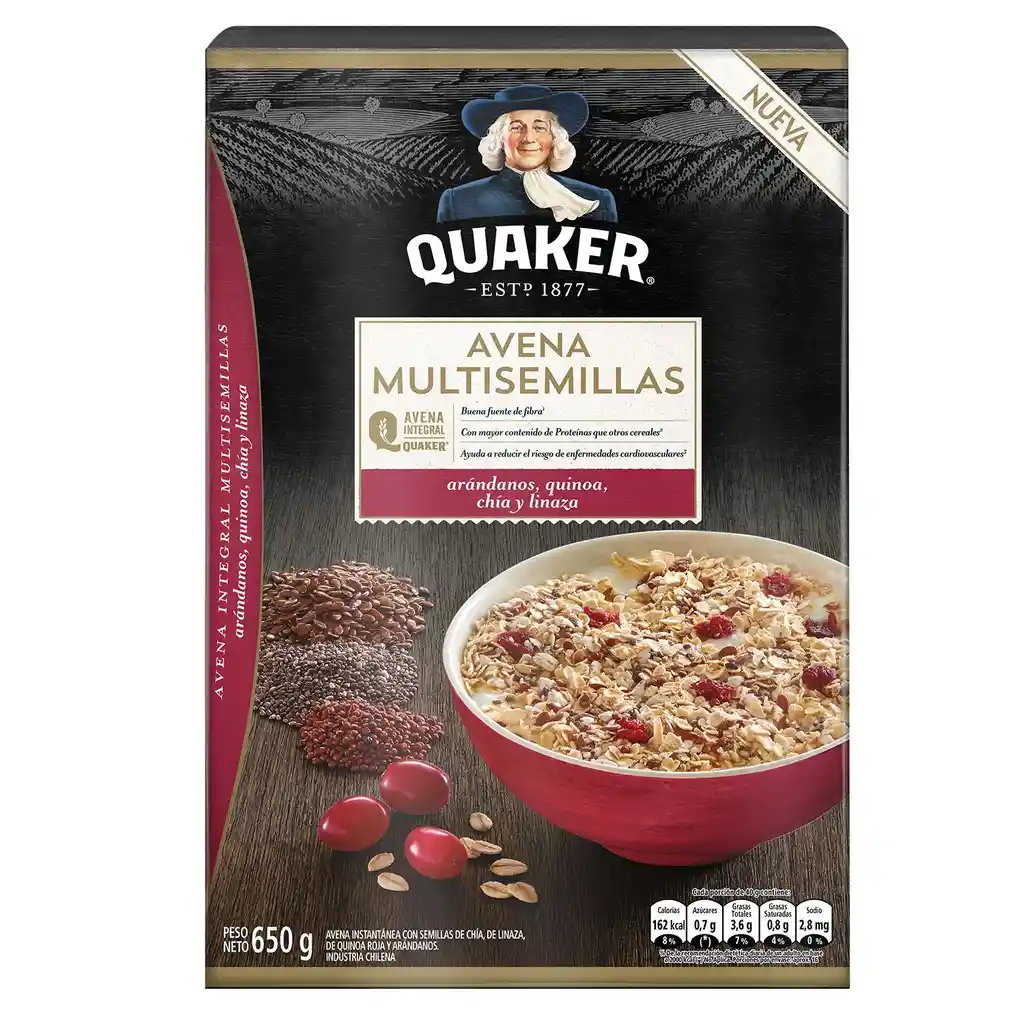 Quaker Avena Multisemillas Arandano Quinoa