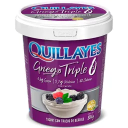 Quillayes Yoghurt Griego Triple 0% con Trozos de Berries 