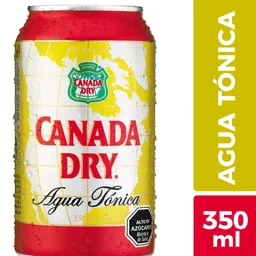 Canada Dry Agua Tonica Lata 350 ml