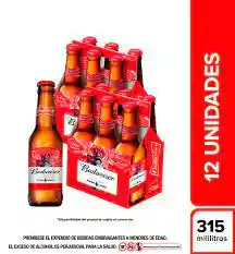 Budweiser Cerveza Botella Pack 12 X 355Ml