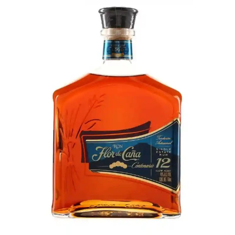 Flor De Caña Ron 12 Años Centenario 750Ml