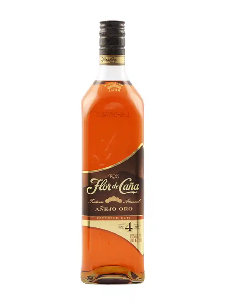 Flor De Caña Ron 4 Años 750Ml