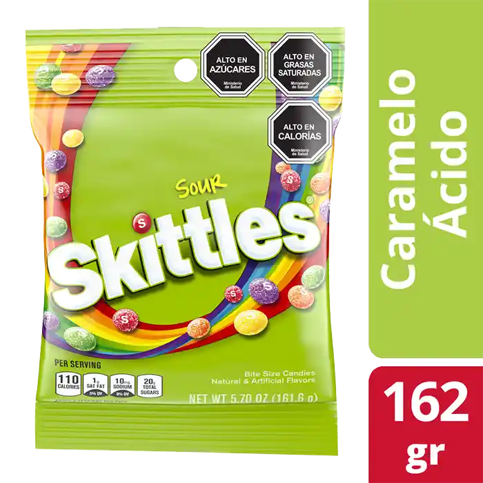 Skittles Caramelo Ácido Sour