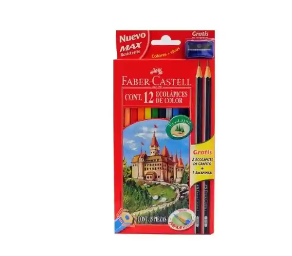 Lapices de Colores Faber-castell Largos Caja