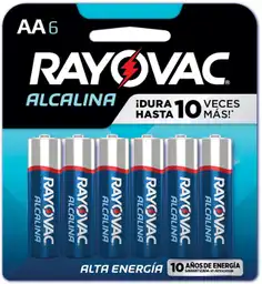 Rayovac Pilas Alcalinas Aa 6Un
