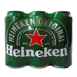 Heineken Cerveza Rubia X6 Unidades