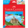  Lapices De Colores  Faber Castell  Largos Hexagonalesf3 