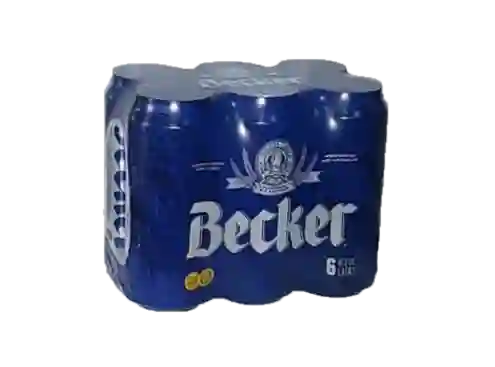 Becker Cerveza 473Cc Lata X6