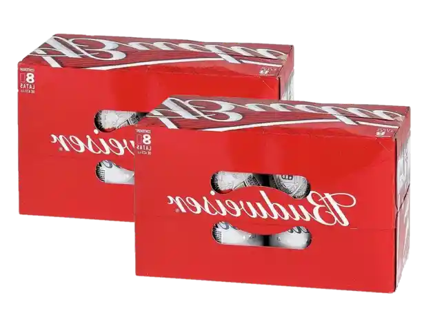 Budweiser Cerveza 473Cc Lata X16