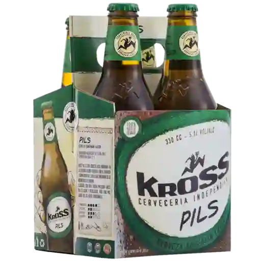 Kross Cerveza Pills 330Cc Bot. X4