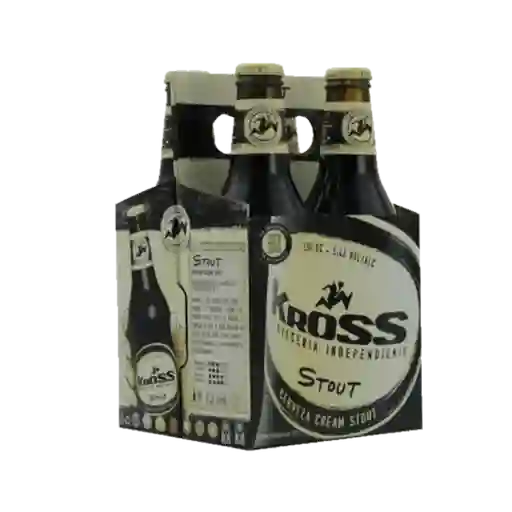 Kross Cerveza Stout 330Cc Bot. X4