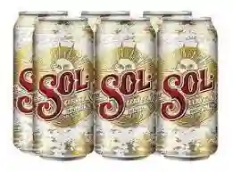 Sol Cerveza 473Cc Lata. X6