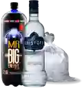 Eristoff Vodka Original 1000Cc + Mr.Big 2 Lts. + Hielo