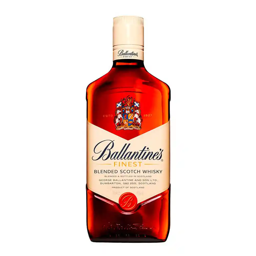 Ballantines Whisky . 1 Lt + 4 Red Bulls 250Cc+ Hielo 1Kg.