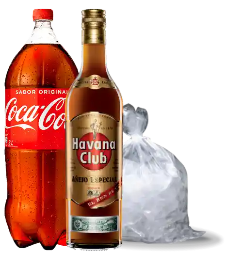 Havana Club Ron Especial 1 Lt. + Bebida 3 Lt. + Hielo