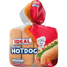 Pan De Hot Dogs 8 Unidades 415G