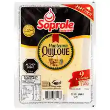 Queso Soprole Laminado Quilque Mantecoso 150G