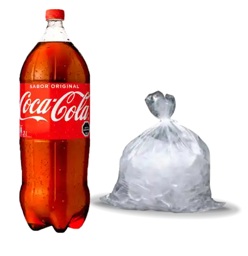 Bebida 3 Lt. + Hielo 1 Kg.