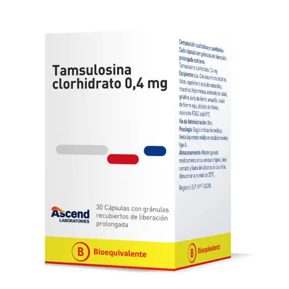 Tamsulosina (0.4 mg)