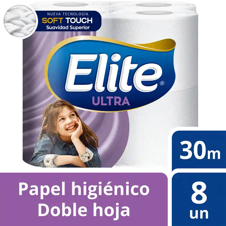 Elite Papel Higienico Ultra 2H 30Mts 18Un