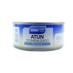 Atún Desmenuzado en Agua Lider