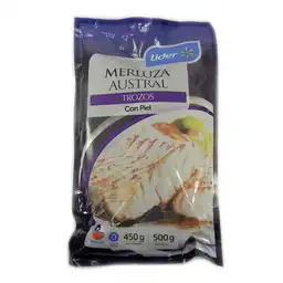 Merluza Austral En Trozos Con Piel