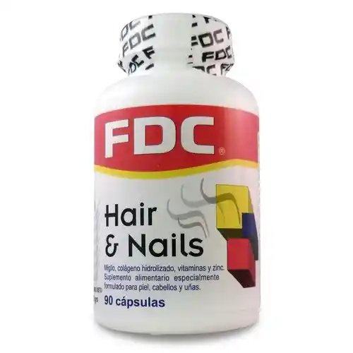 FDC Hair And Nails X90 Capsulas.