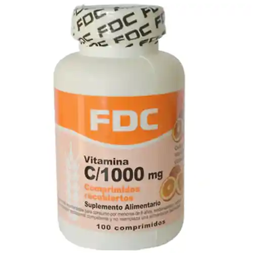 FDC Vitamina C 1000 Mg X 100Comprimidos.