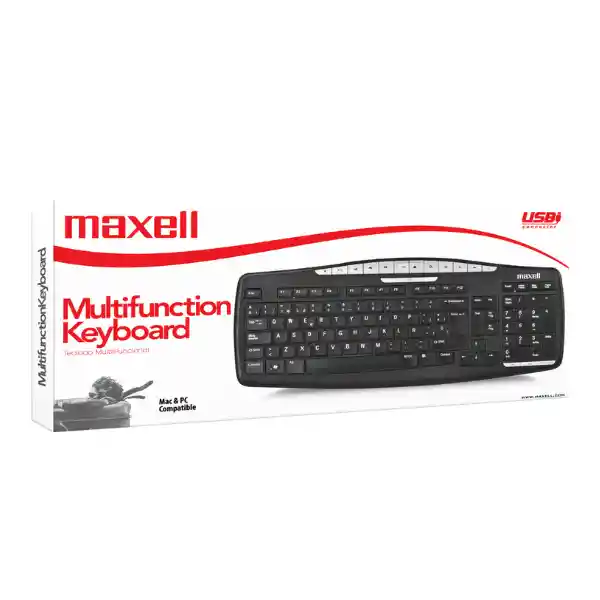 Maxell Teclado Multimedia Usb