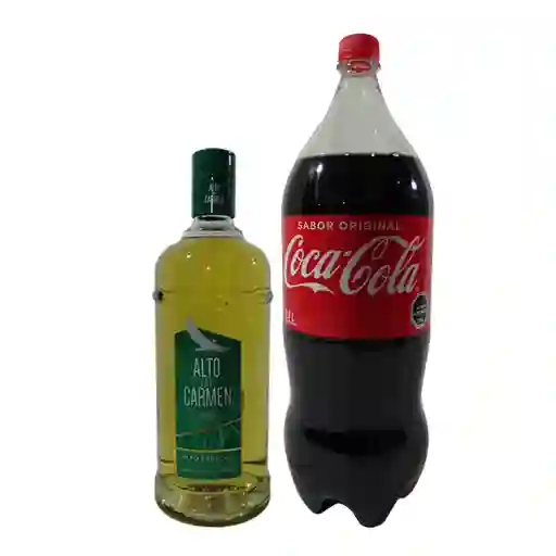 Alto Del Carmen Promo: Pisco 35° 1Lt + Bebida Coca Cola 2.5Lt