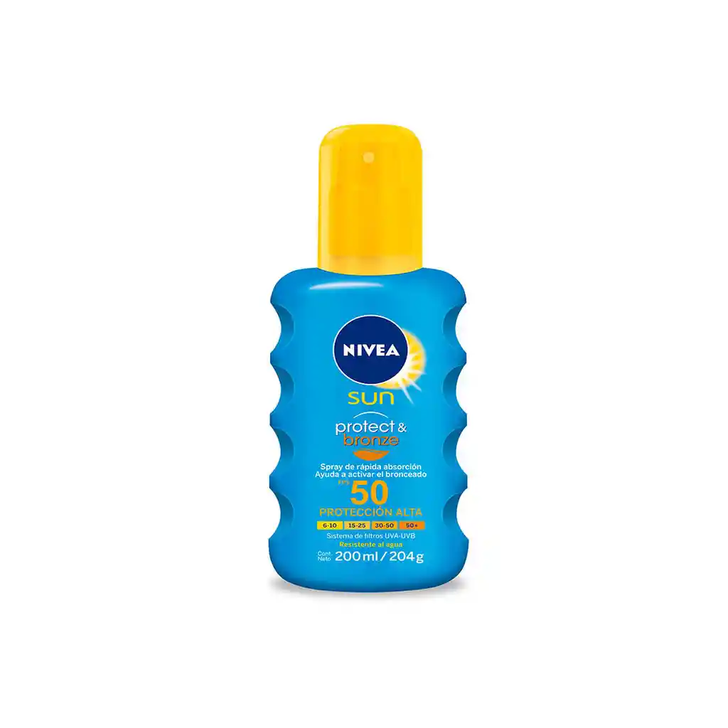 Nivea Protector Solar Sun Protect Bronze En Spray