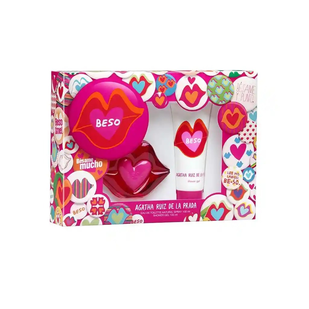 Beso Agatha Ruiz De La Prada: Estuche Fragancia Y Shower Gel