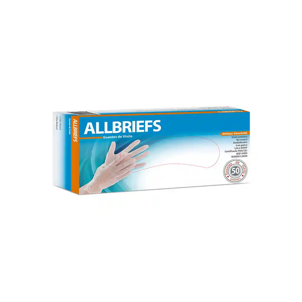 Allbriefs: Guantes De Vinilo Para Procedimientos Desechables De