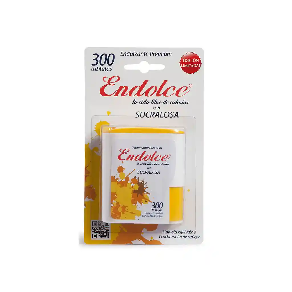 Endolce: Endulzante Sucralosa En Tabletas De 300 Unidades