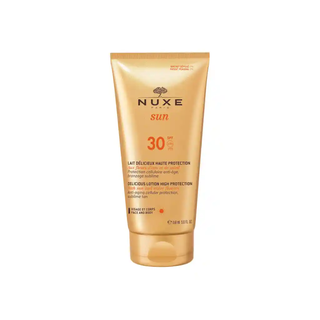 Nuxe Bloqueador Sun Leche Facial Corporal Fps 30 150Ml